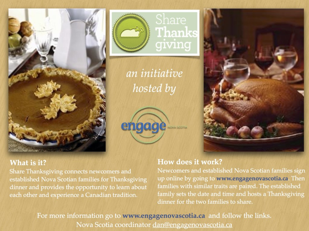 Share Thanksgiving Nova Scotia Flyer