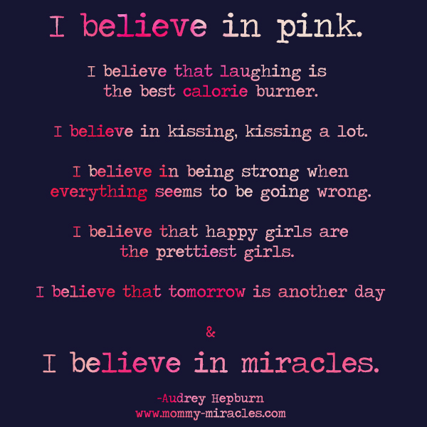 Pink quote