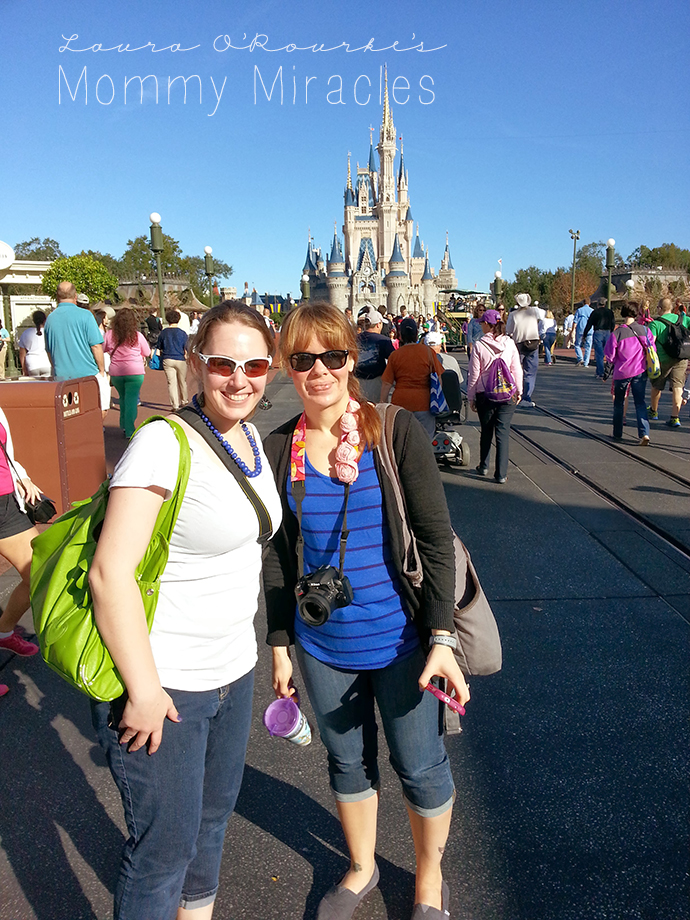 Greta and Laura at Disney
